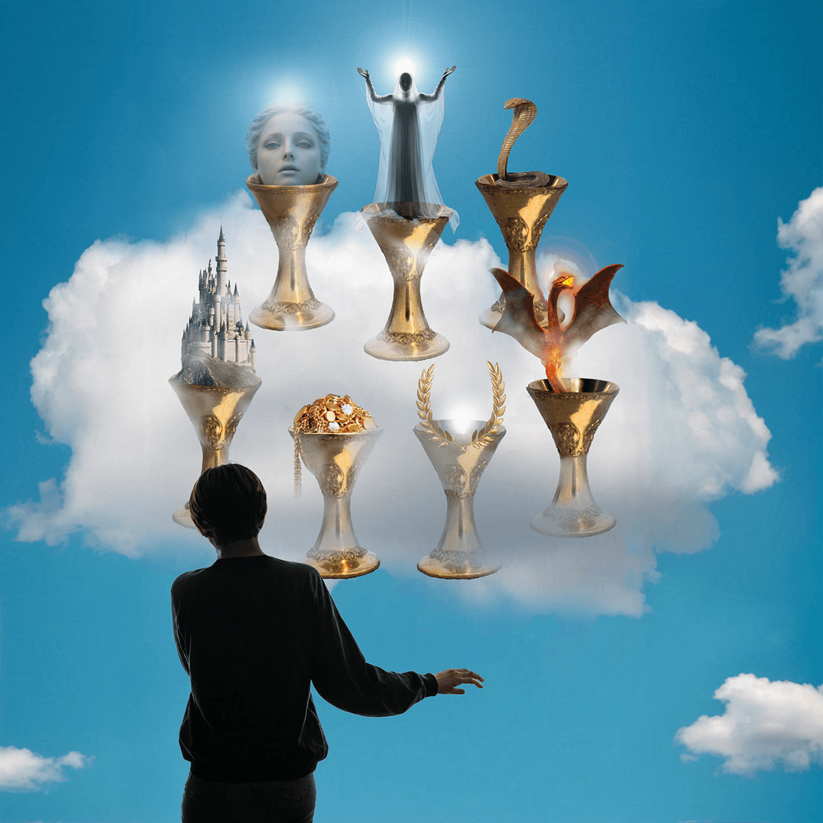 Hero image for 'Seven of Cups' Tarot card