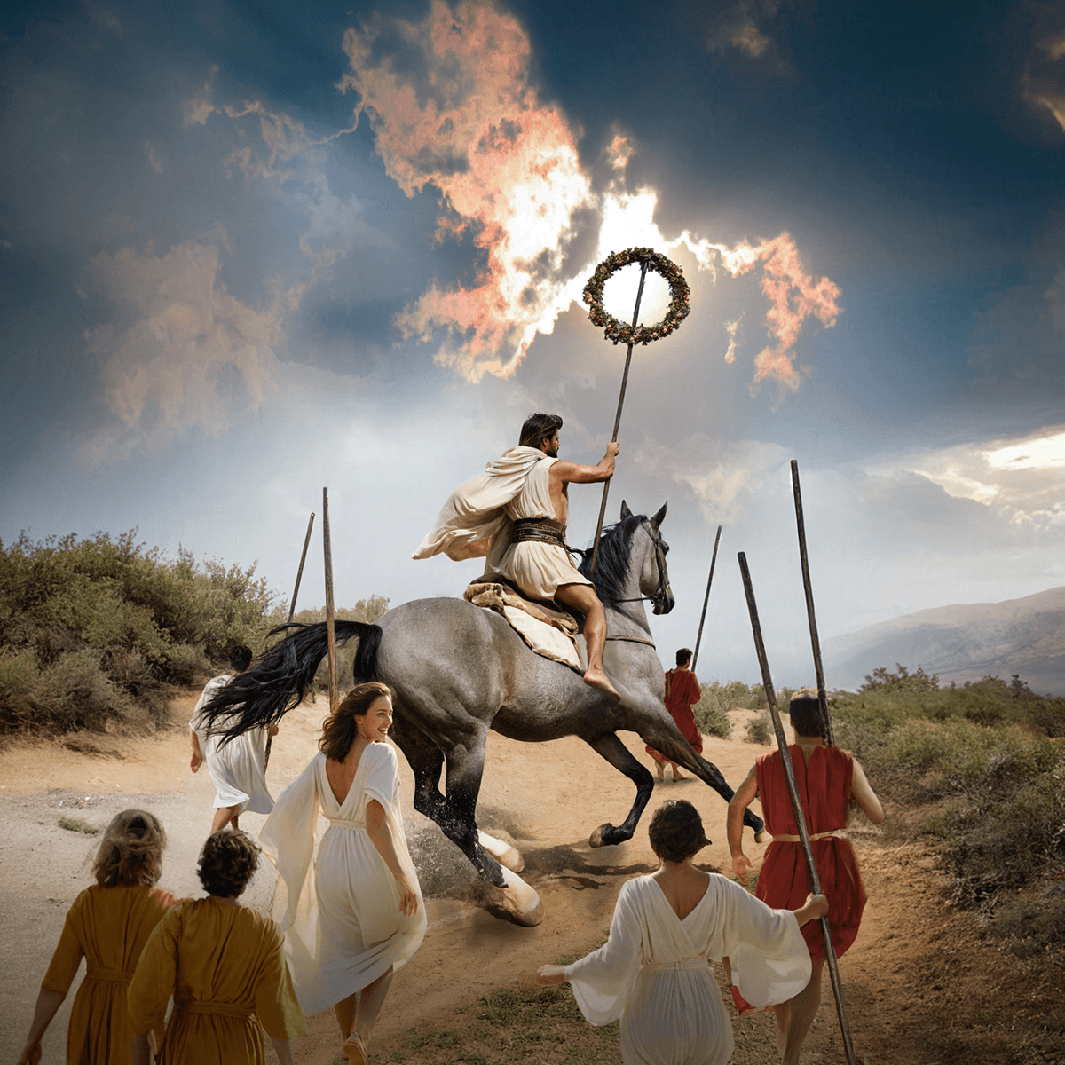 Hero image for 'Six of Wands' Tarot card