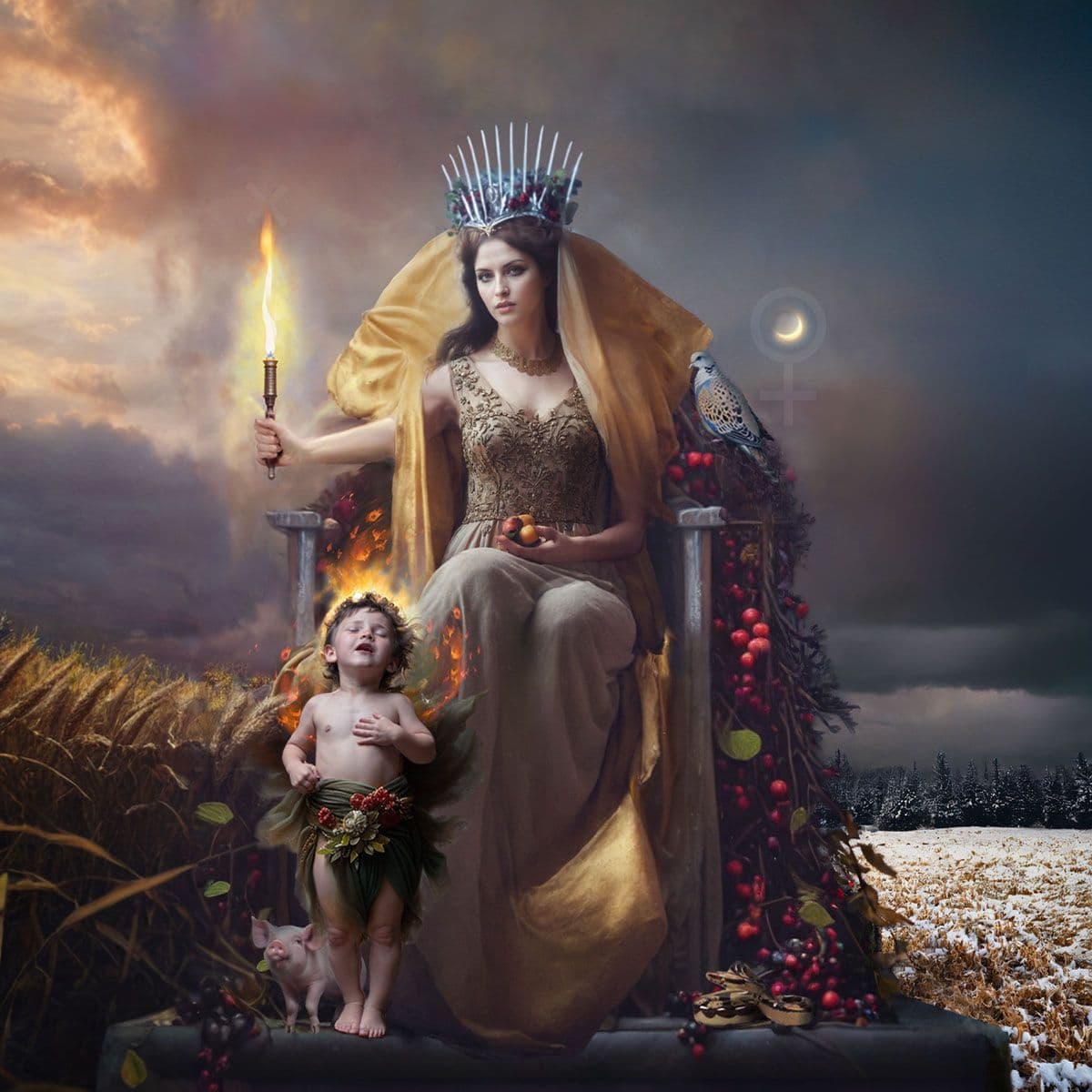 Hero image for 'The Empress' Tarot card