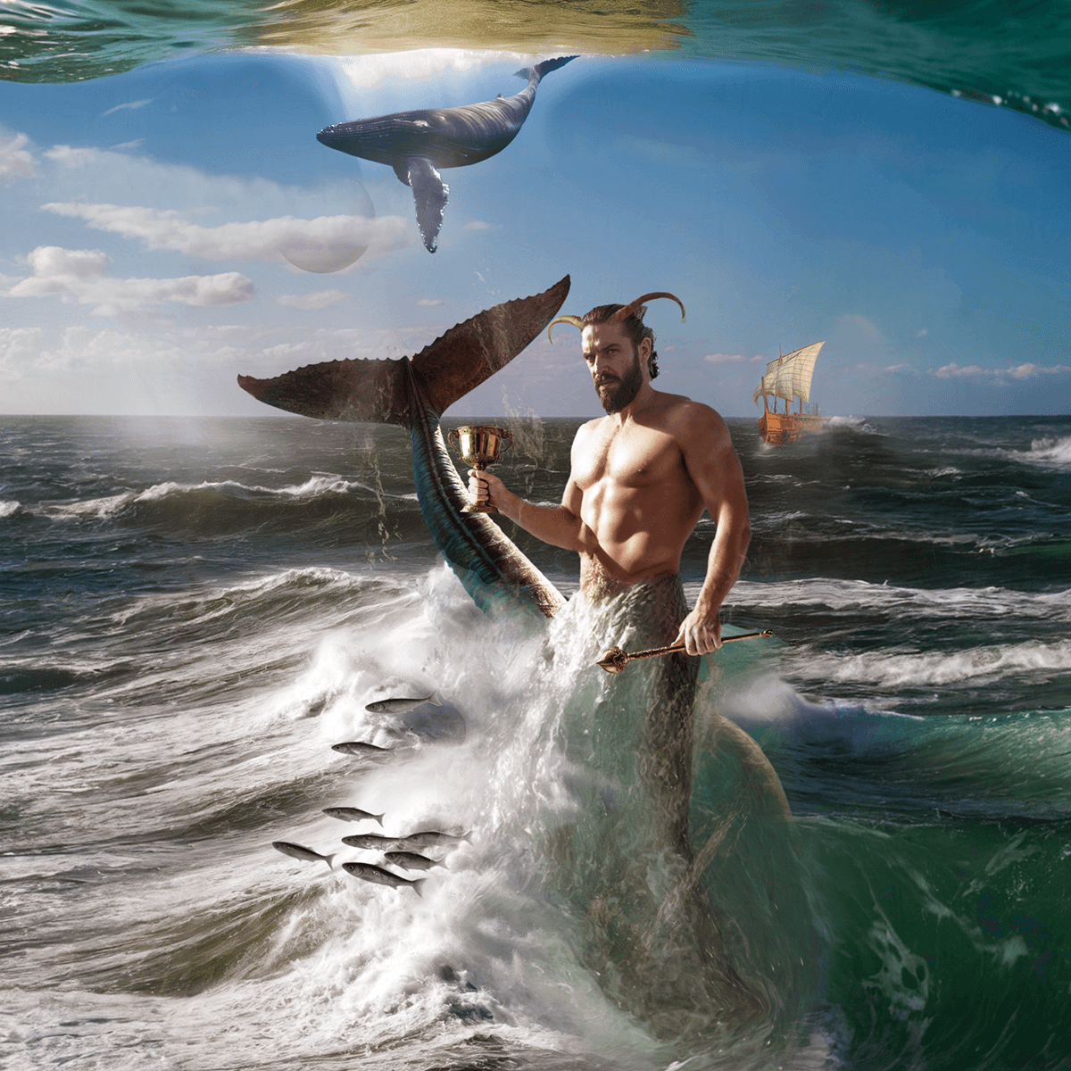 Hero image for 'King of Cups' Tarot card