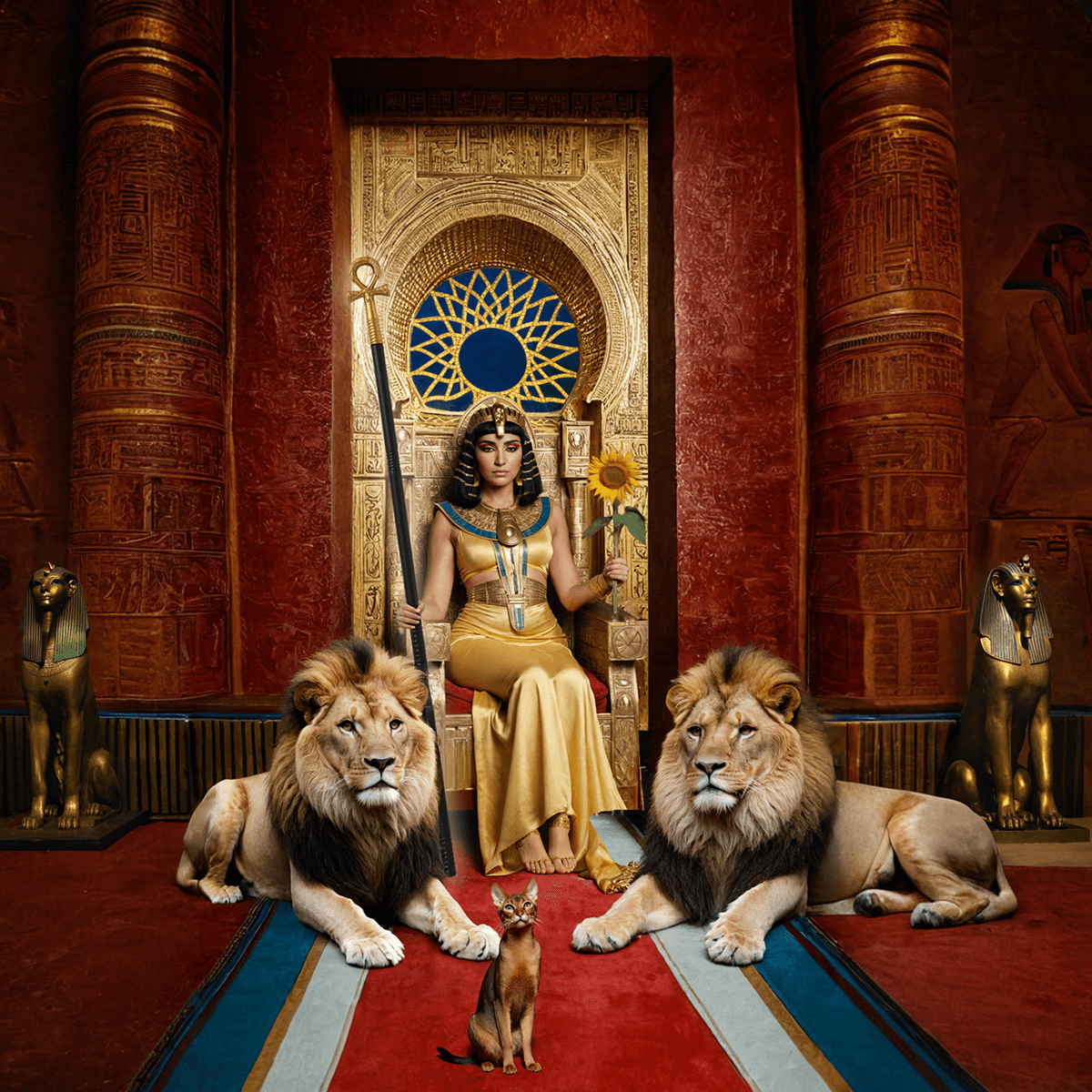 Hero image for 'Queen of Wands' Tarot card