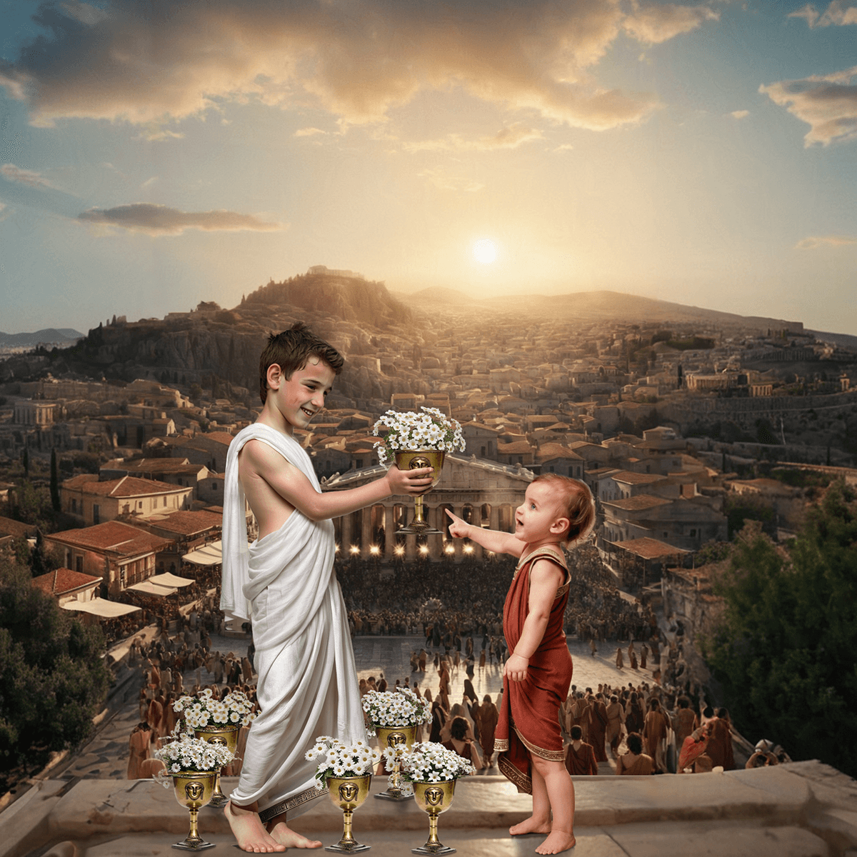 Hero image for 'Six of Cups' Tarot card