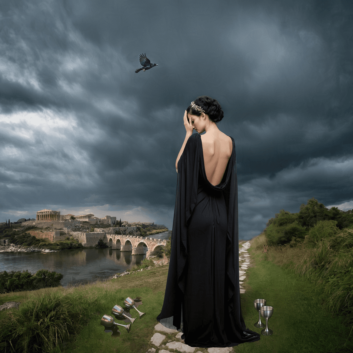 Hero image for 'Five of Cups' Tarot card