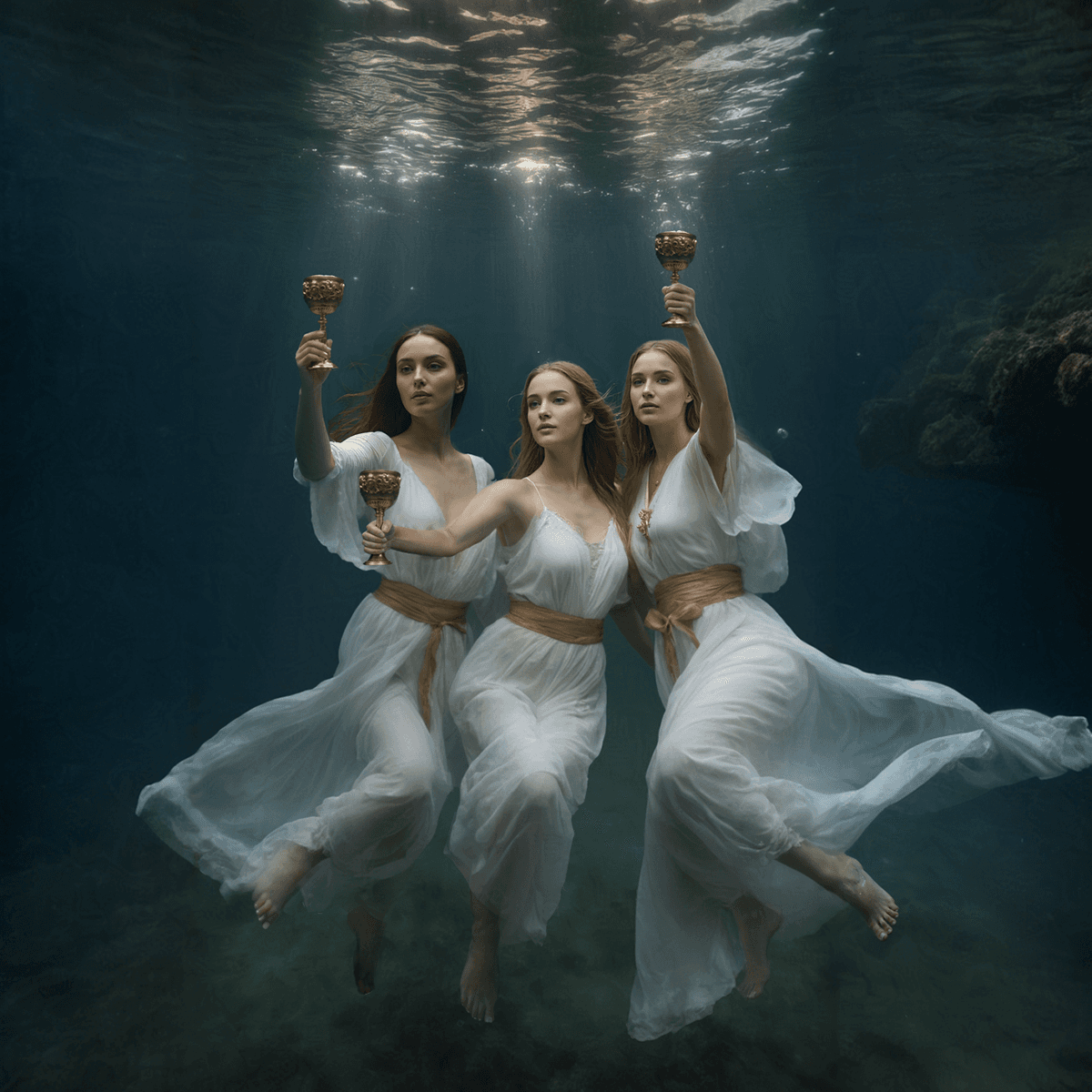 Hero image for 'Three of Cups ' Tarot card