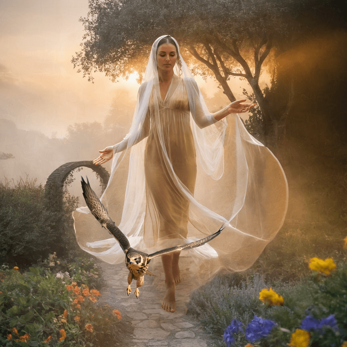 Hero image for 'Nine of Pentacles' Tarot card