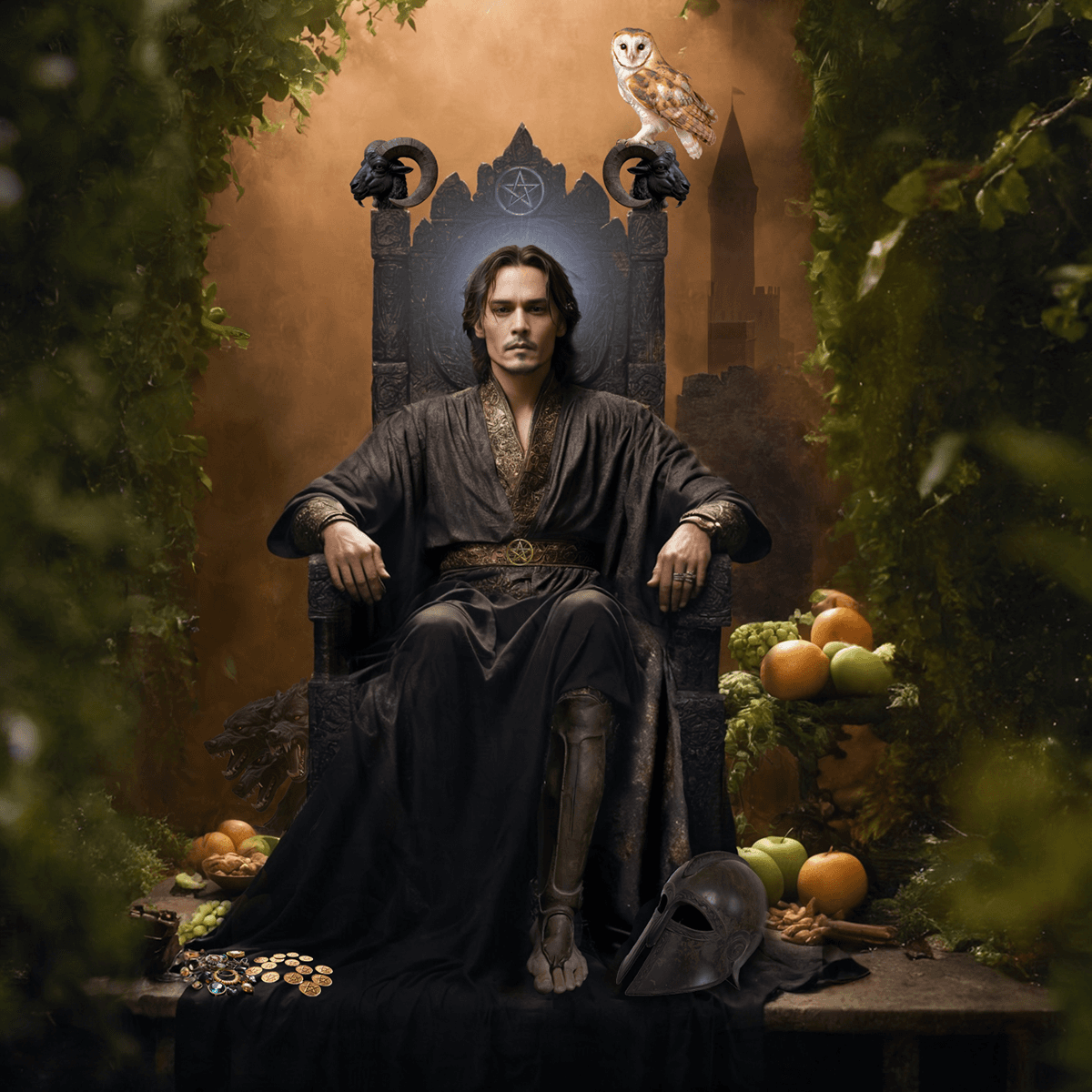 Hero image for 'King of Pentacles' Tarot card